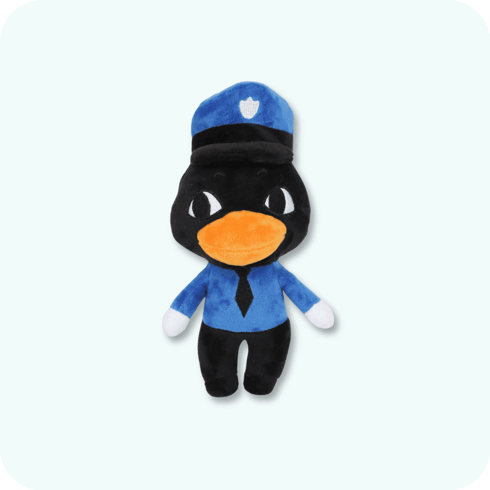 Cute Officer Duckman Animal Hospital Plush Cute Officer Duckman Animal Hospital Plush